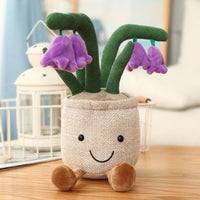 peluche-fleur-violette