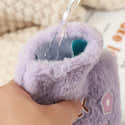 Bouillotte Animal En Forme De Lapin Avec Housse Amovible - Pour Enfants Et Adultes, Douce Et Lavable - 10