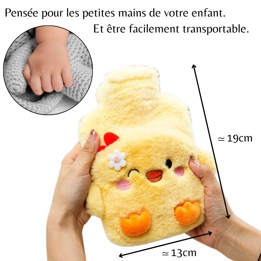 Gogogmee Pochette Chauffe-Mains Ronde 20 CM en Peluche Grise Gogogmee Pochette Chauffe-Mains Ronde 20 CM en Peluche Grise