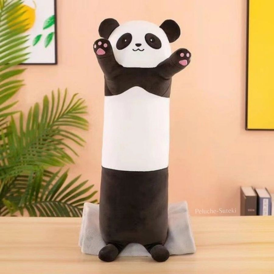 COUSSIN PELUCHE AU CHOIX - Panda OU Ballon de Basket - Déco Kawaii COUSSIN PELUCHE AU CHOIX - Panda OU Ballon de Basket - Déco Kawaii