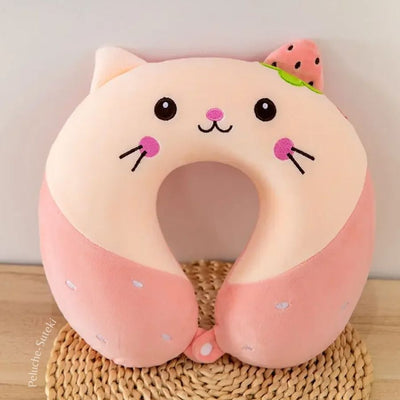 Coussin Pudding Chat HENGBIRD – Peluche Squishy, Mini Poupée à L'intérieur, Le Doudou Tendance !