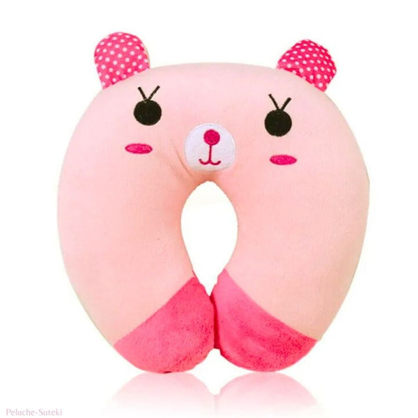 Oreiller Apaisant Pour Enfant - Mousse Mémoire, Taie Lavable, Motifs Animaux (renard/lion)