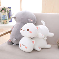 Kawaii Peluche Animal en peluche - Chat en tissu matelassé - Cadeau pour filles Kawaii Peluche Animal en peluche - Chat en tissu matelassé - Cadeau pour filles
