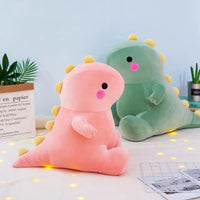 peluche-dinosaure-rose-vert