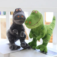 peluche-dinosaure-tyrannosaure-noir-et-vert