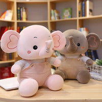 elephant-peluche-rose-et-gris