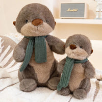 peluche-loutre-echarpe-2-tailles
