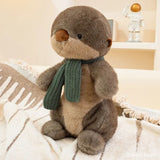 peluche-loutre-echarpe-decoration-chambre-enfant