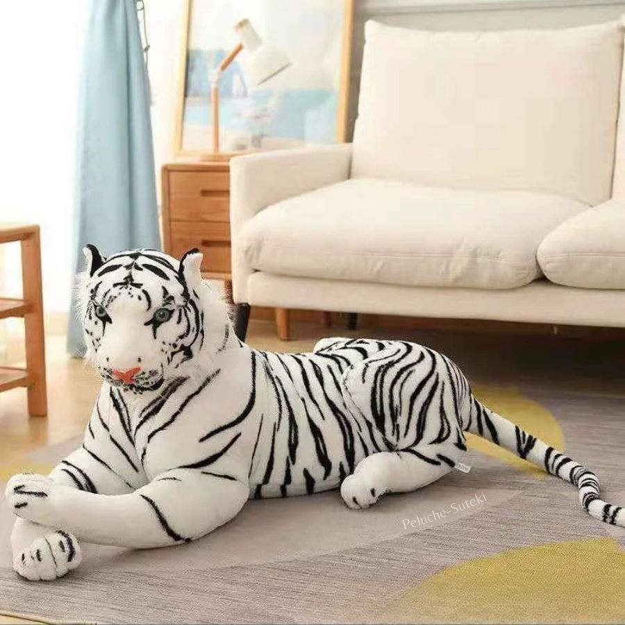 Peluche Tigre Blanc XXL
